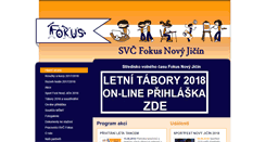 Desktop Screenshot of fokusnj.cz
