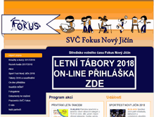 Tablet Screenshot of fokusnj.cz
